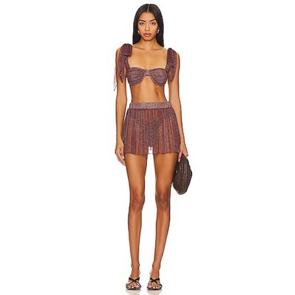 Beach Riot Briar Skirt in Hot Chocolate in Brown - Picture 4 of 7